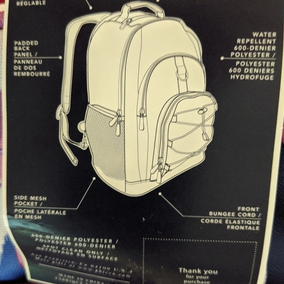 🆕 PB Teen Striped "Courtney" Backpack - Picture 14 of 15